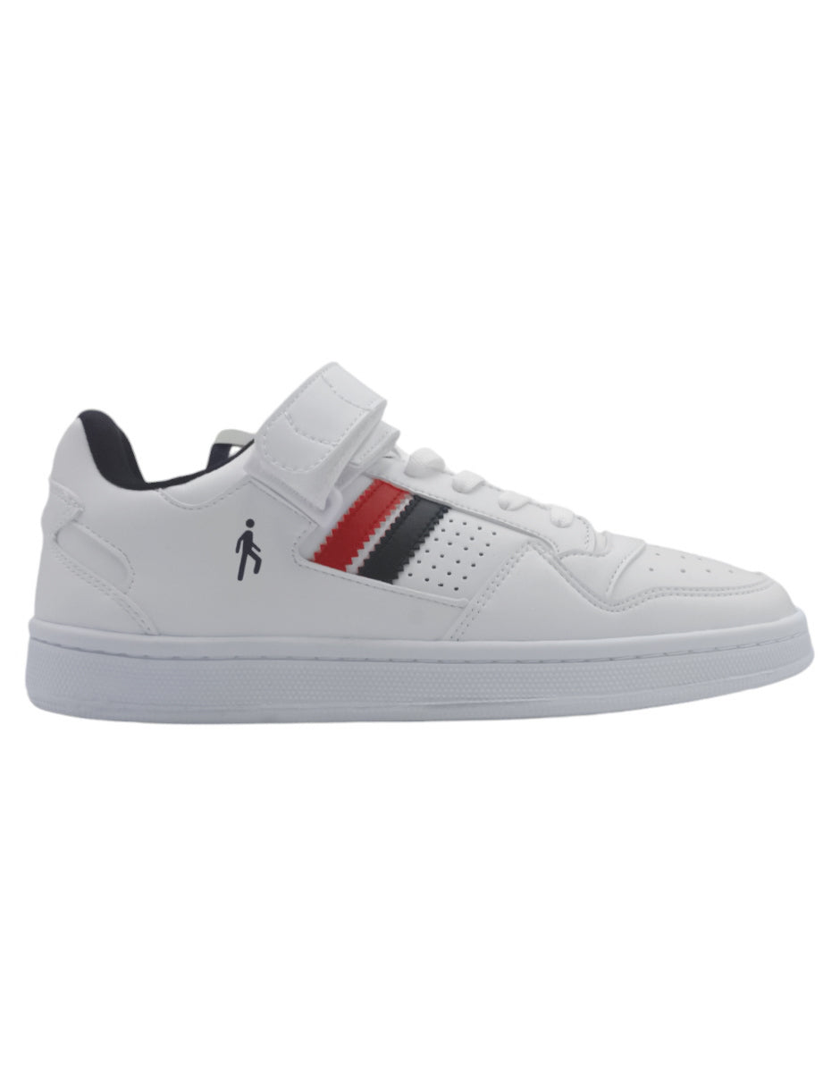 Tenis con cordones Kass en  Piel vegana - Blanco