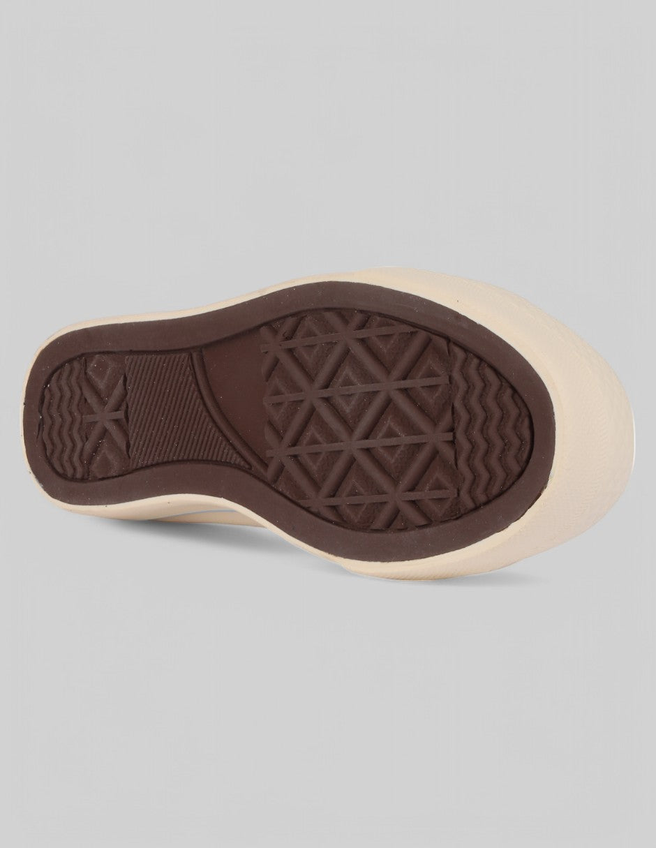 Tenis botín Italia Textil - Beige
