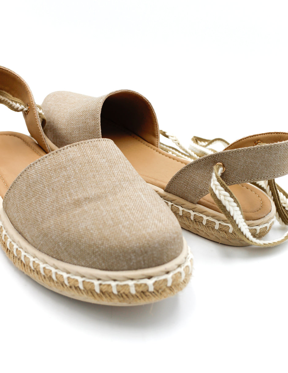 Pantuflas  en Textil – Beige