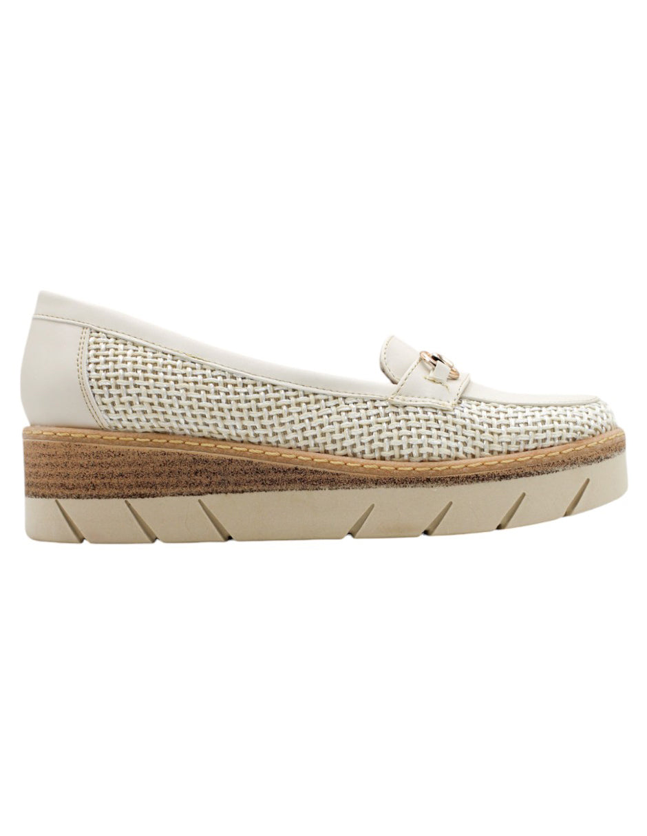 Mocasines One en Piel vegana - Beige