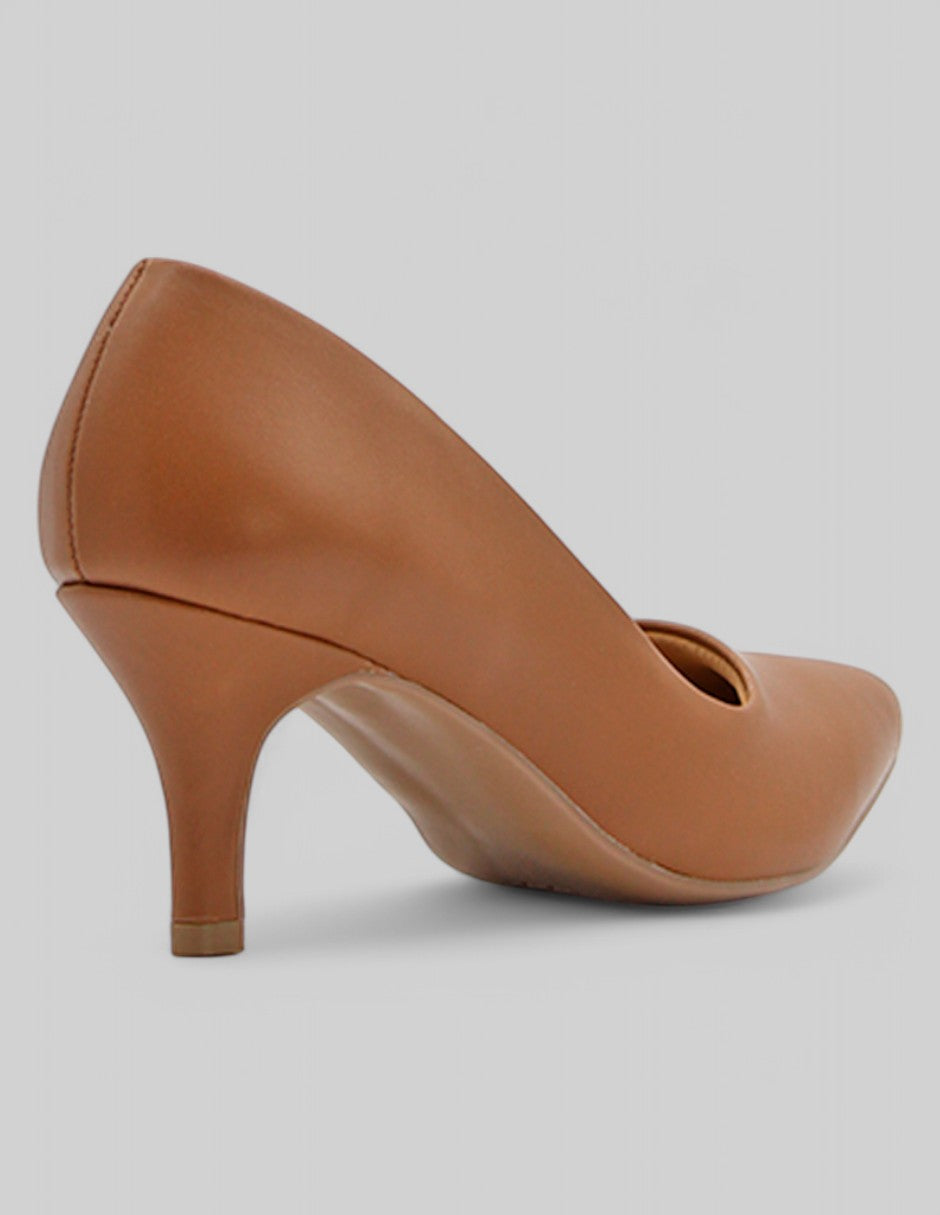 Zapatillas Lady en Piel vegana – Café