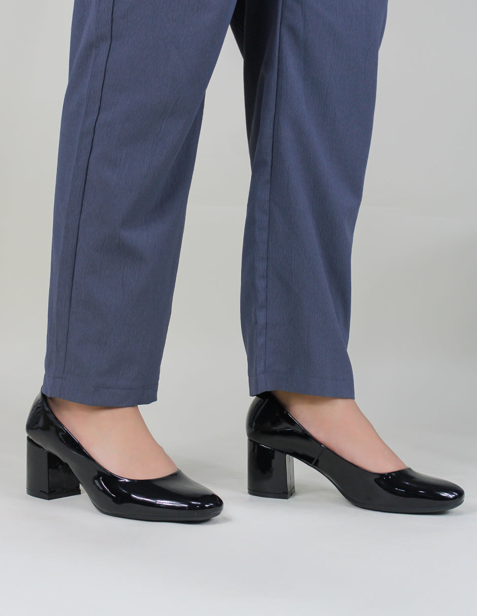 Zapatillas LADY en Charol – Negro