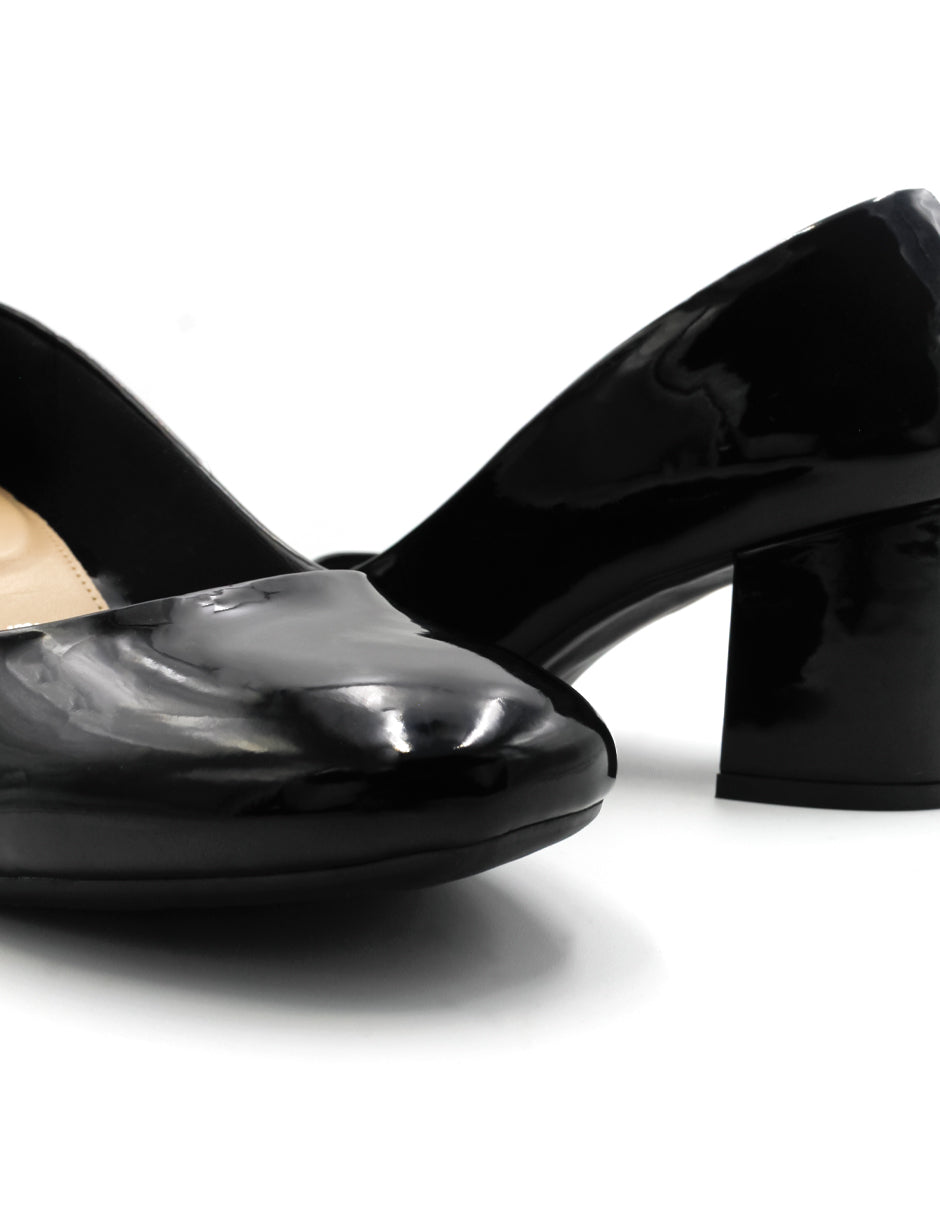 Zapatillas LADY en Charol – Negro