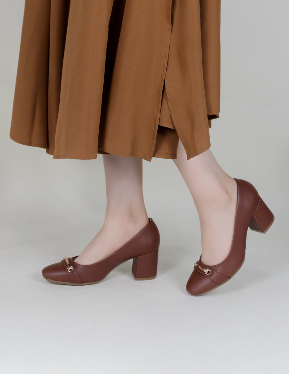 Zapatillas CLASSY en Piel vegana – Café