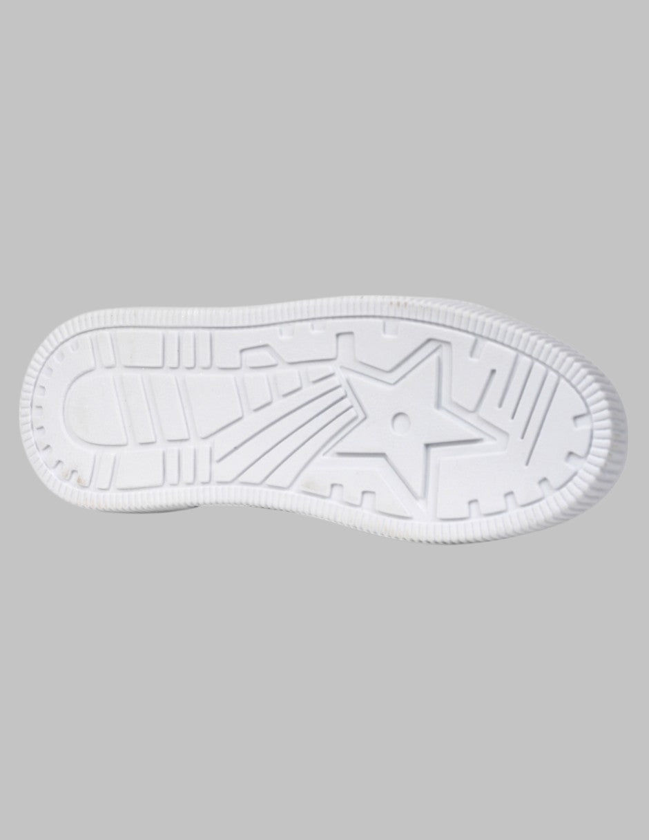 Tenis con cordones Lady Sintético - Blanco