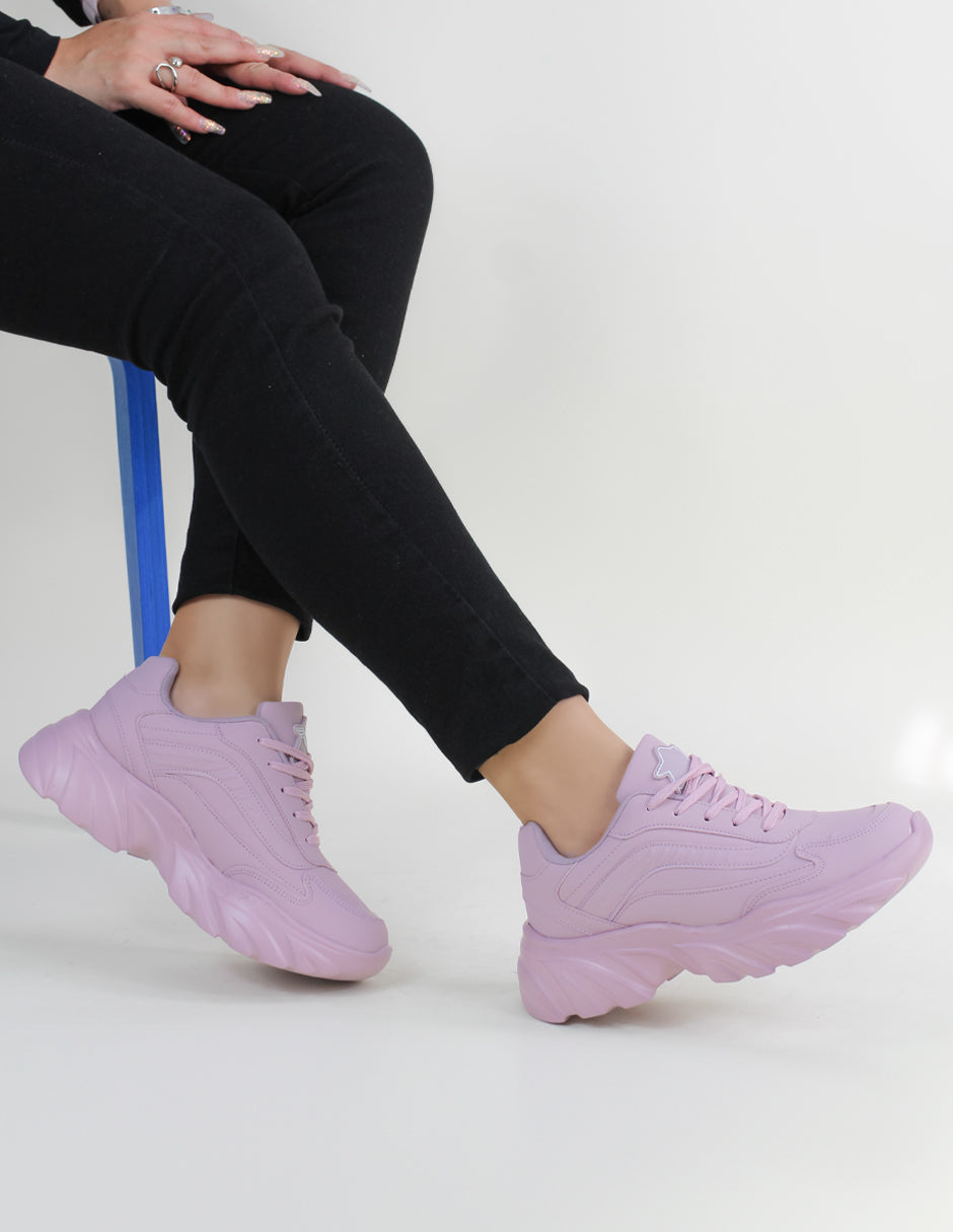 Tenis tipo deportivo  Chunck en Sintético – Morado