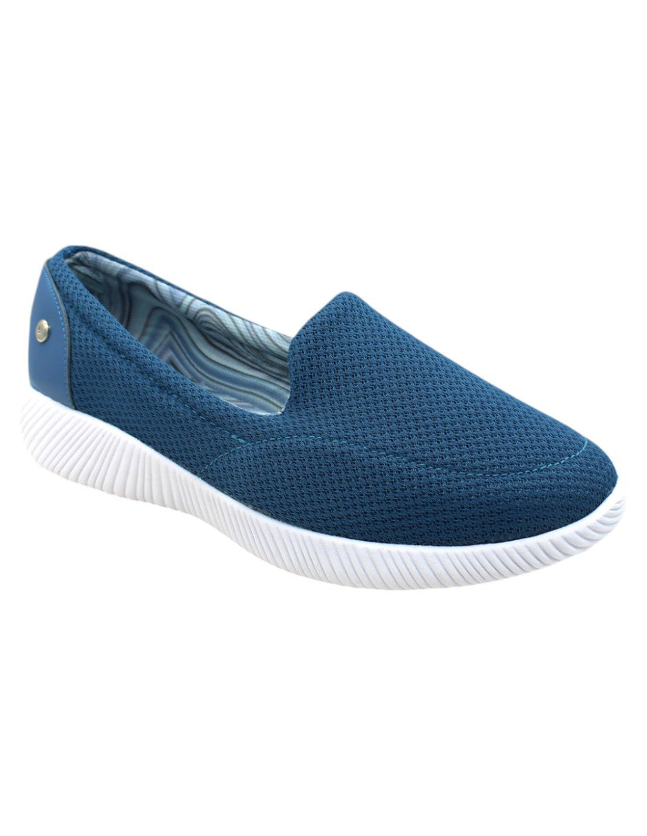 Zapatos de confort Exterior Textil Color Azul Para Mujer De RBBASICS