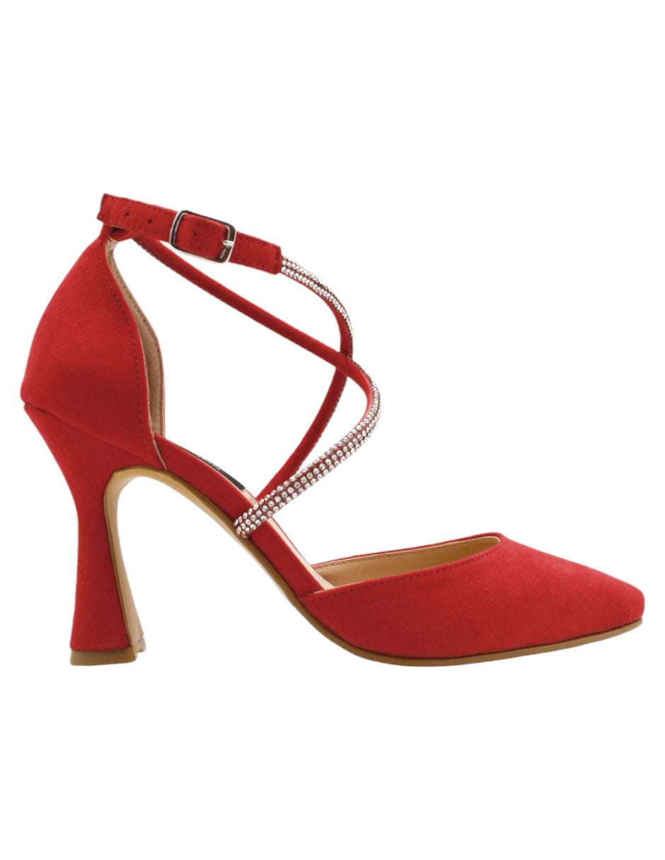 Zapatillas PRIM en Gamuza – Rojo