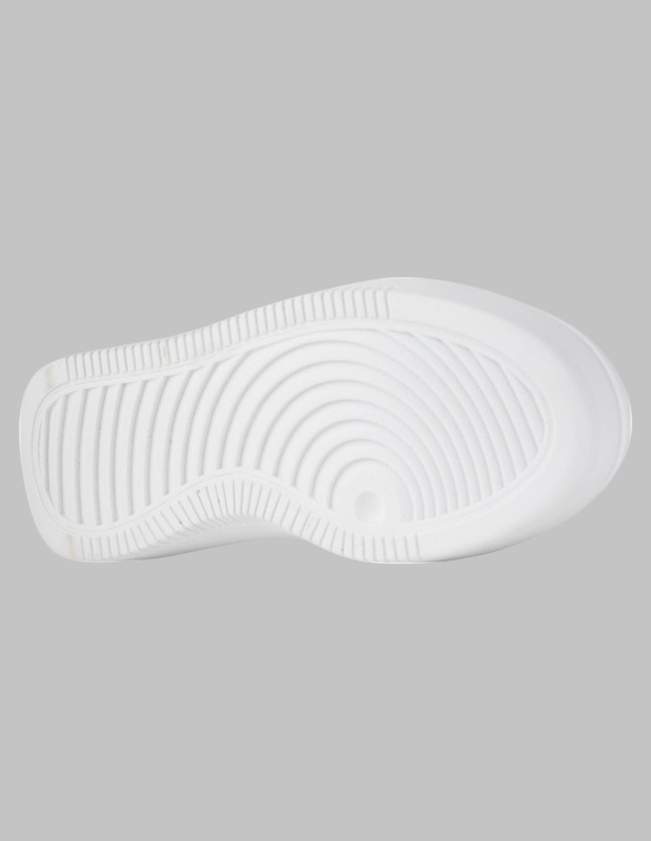 Tenis con cordones Lady Piel vegana - Blanco