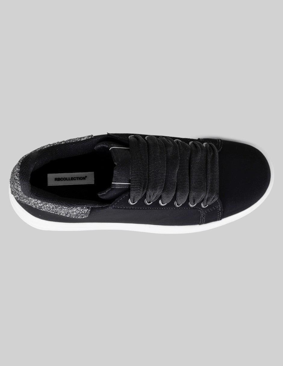 Tenis con cordones  Urban en Piel vegana – Gris