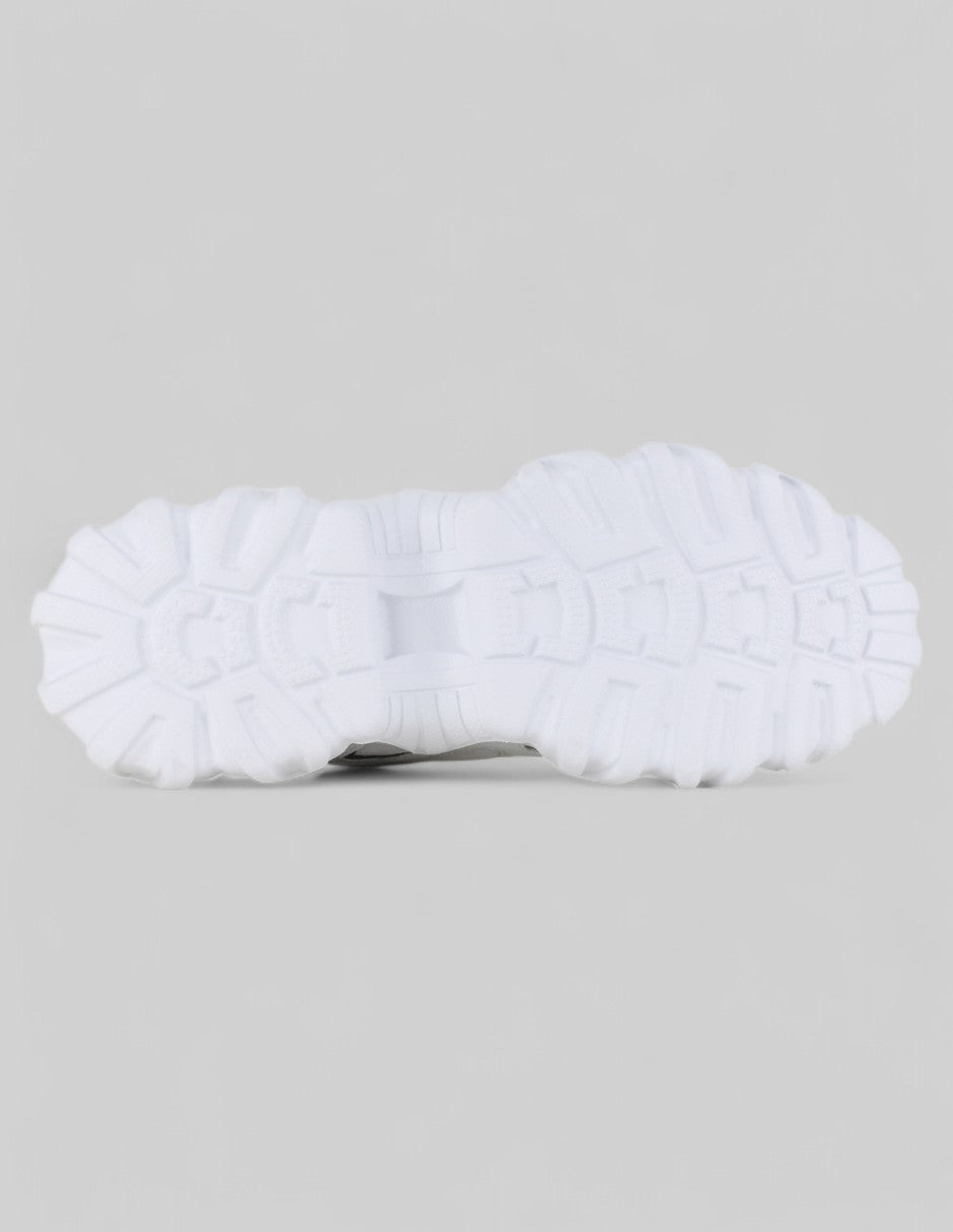 Tenis tipo deportivo Chunk en Textil – Blanco