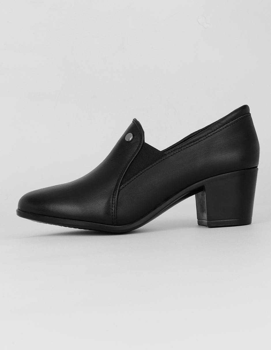 Zapatillas Exterior Piel Color Negro Para Mujer De RBCOLLECTION