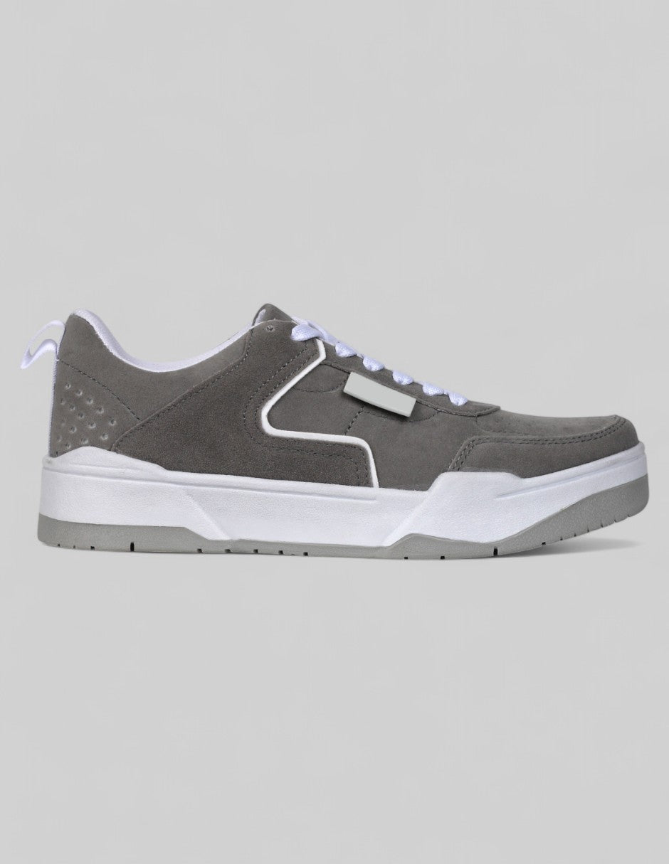 Tenis con cordones Exterior Gamuza sintética Color Gris Para Mujer De RBCOLLECTION