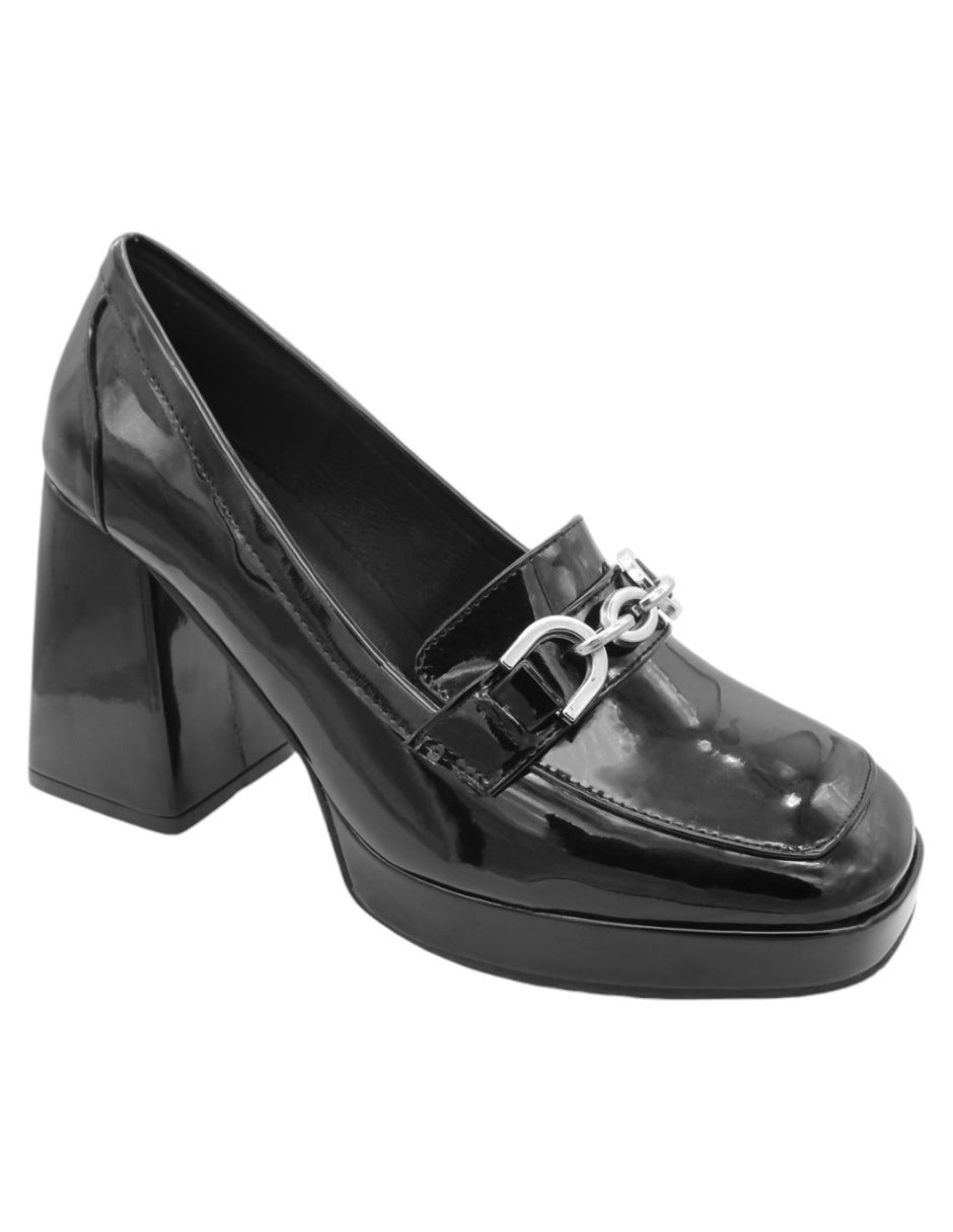 Zapatillas Exterior Charol Color Negro Para Mujer De RBCOLLECTION
