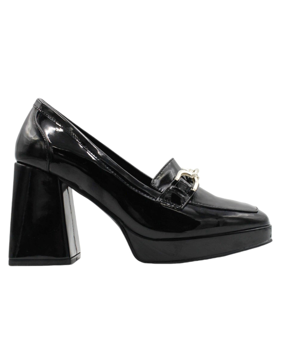 Zapatillas ALESSO en Charol – Negro