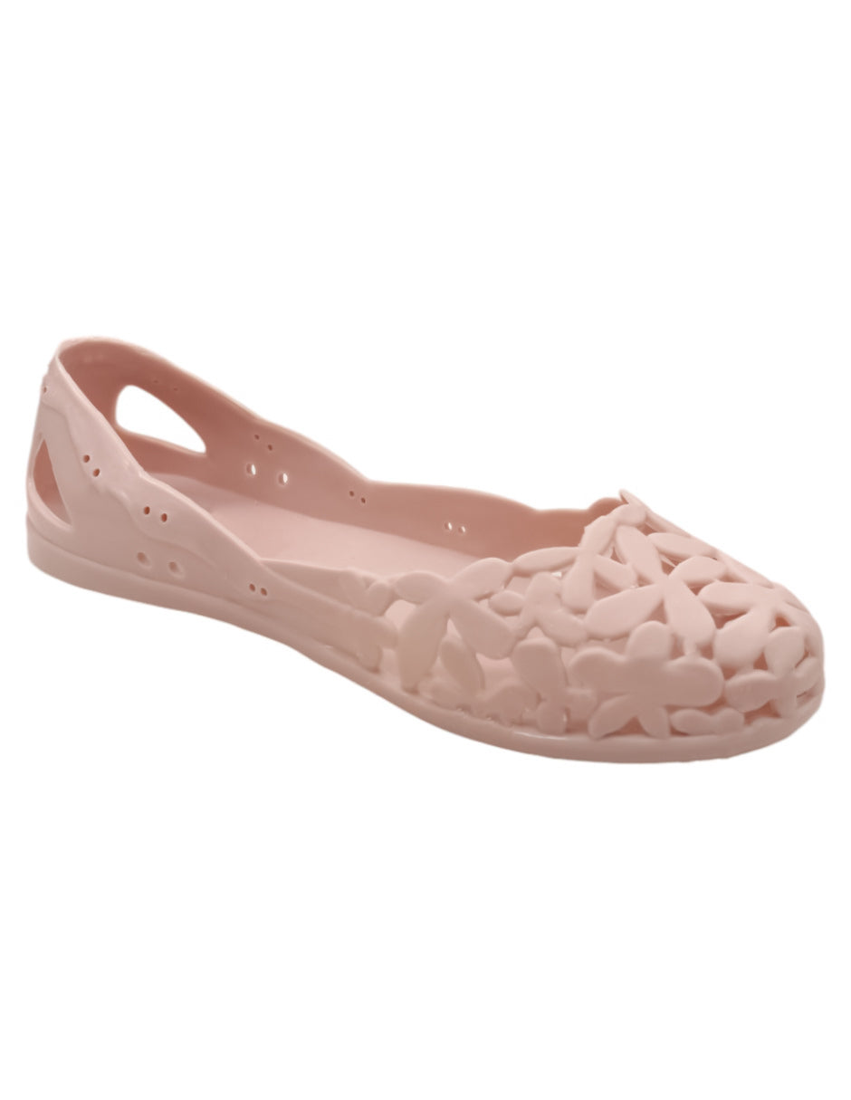 Flats clásicas Exterior Sintético Color Rosa Para Mujer De RBBASICS