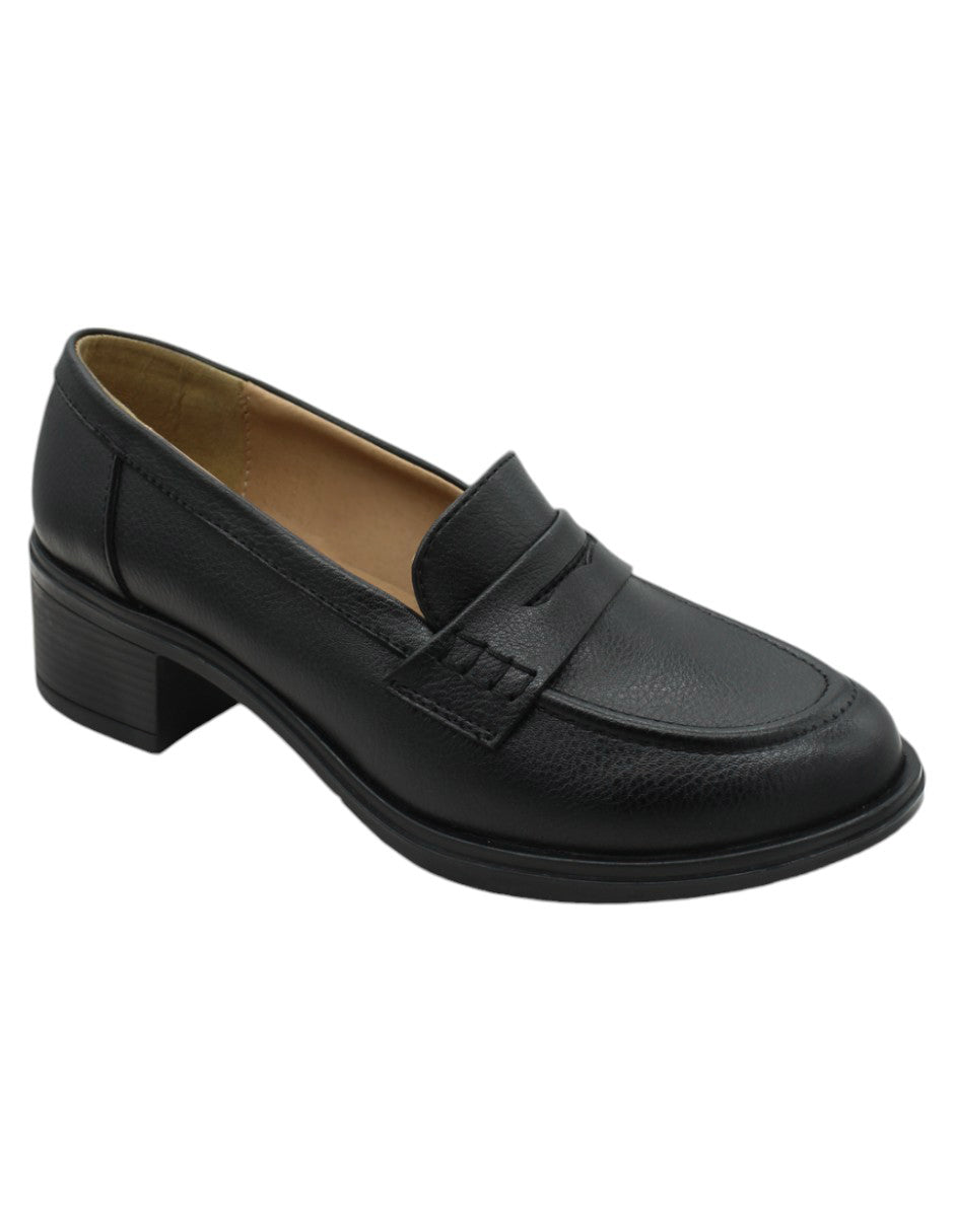 Mocasines Exterior Piel vegana Color Negro Para Mujer De RBCOLLECTION