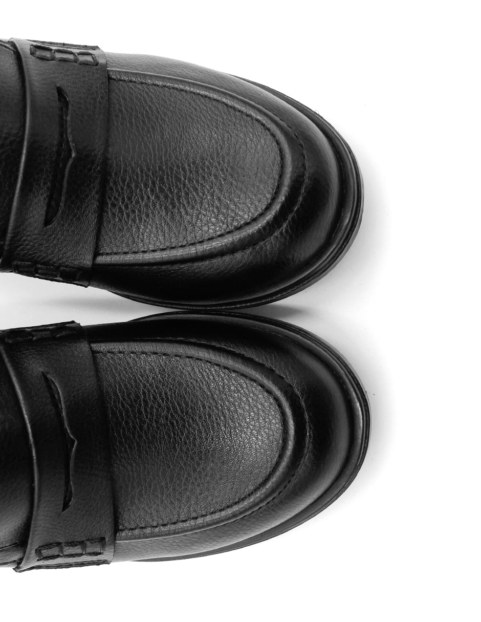 Mocasines Soft en Piel vegana - Negro