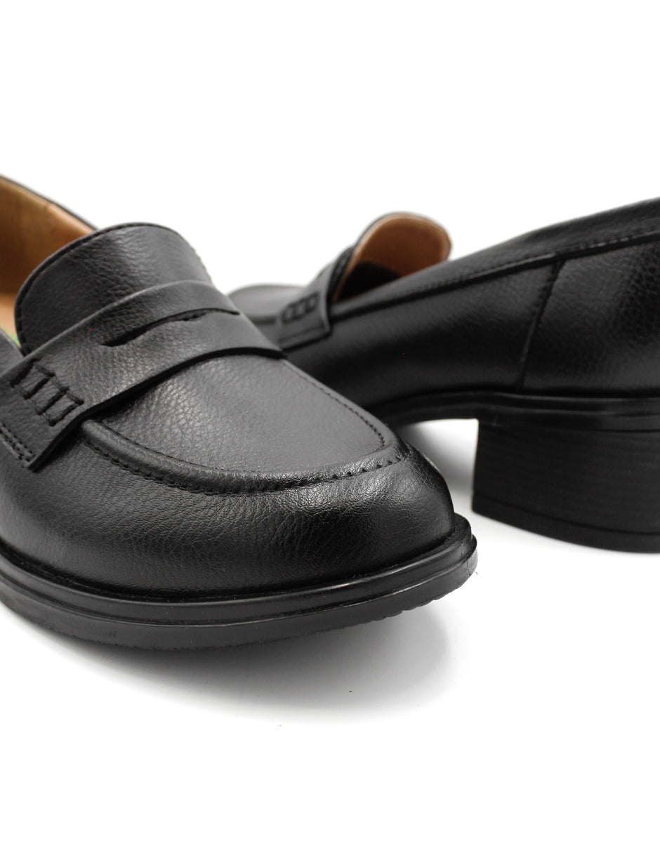 Mocasines Soft en Piel vegana - Negro