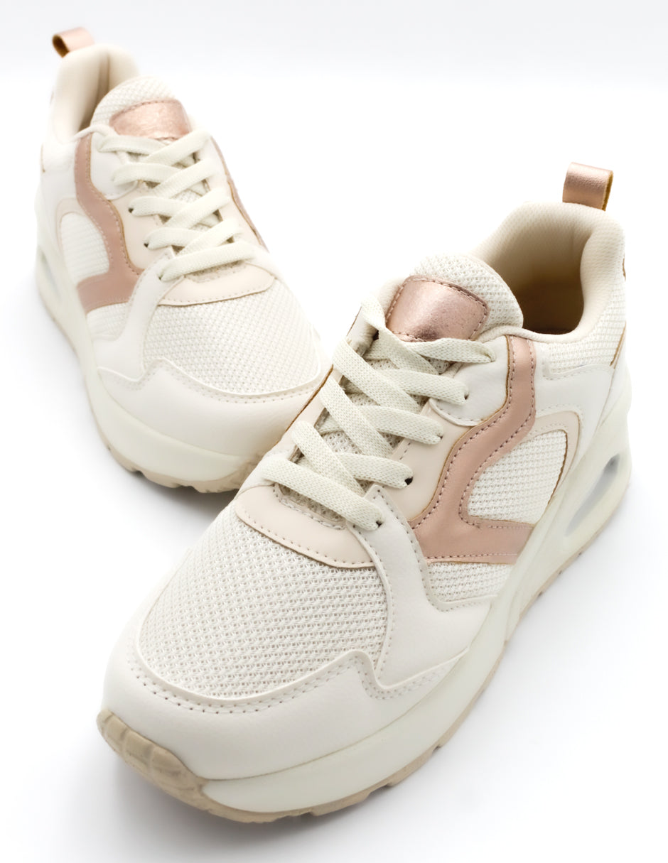 Tenis tipo deportivo  STAR en Textil – Beige