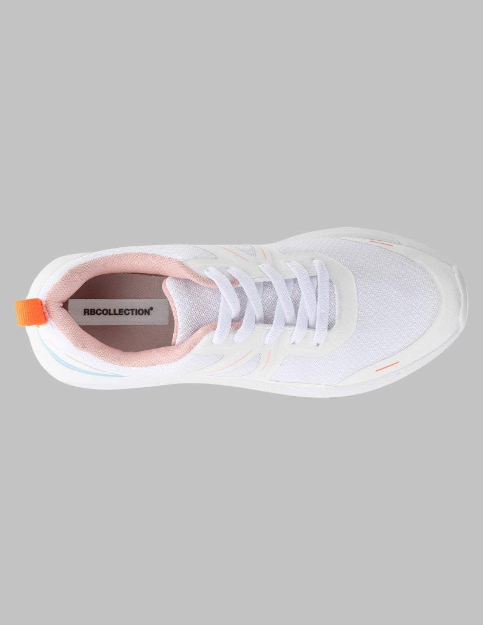 Tenis para correr Sport Textil - Blanco