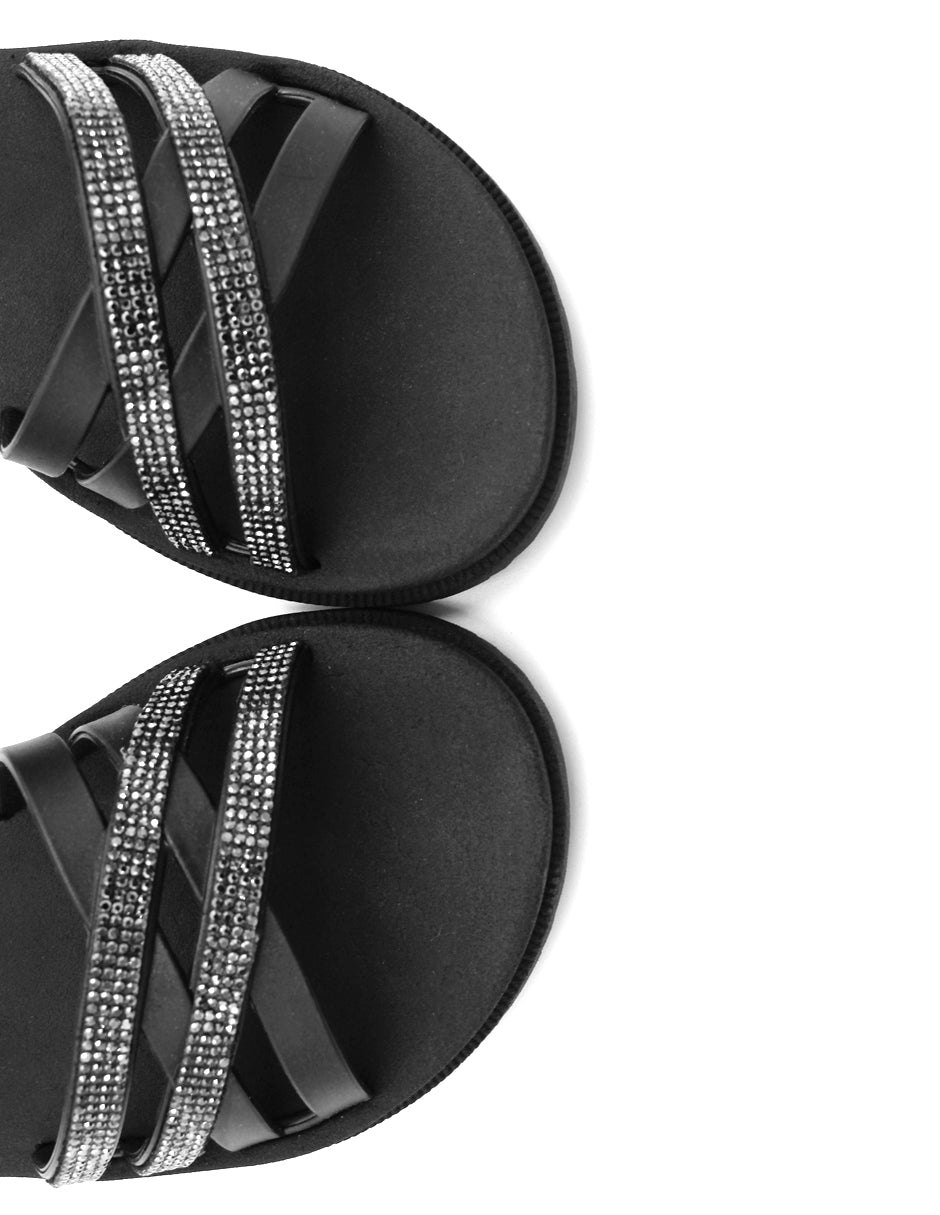 Sandalias de piso  en Sintético – Negro