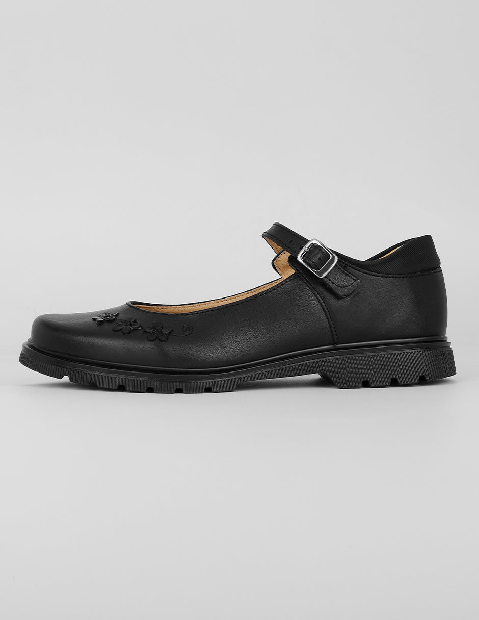 Mary jane Exterior Piel Color Negro Para Mujer De RBCOLLECTION