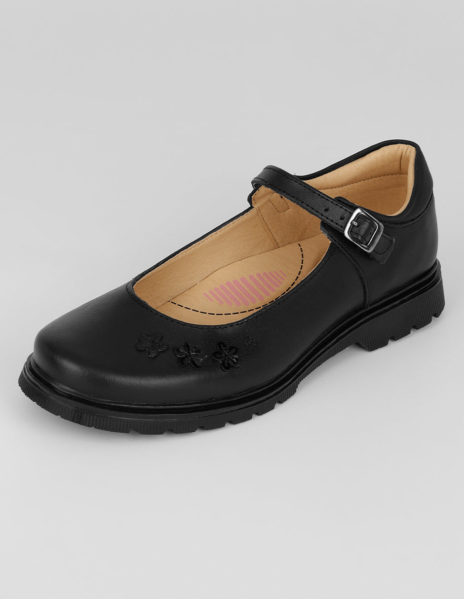 Mary jane Hand Made en Piel – Negro