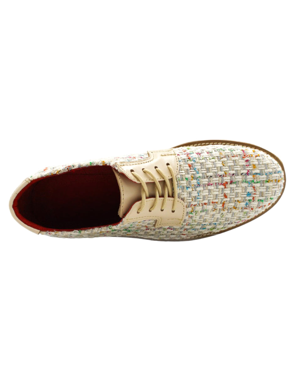 Oxfords Rice en Textil - Blanco