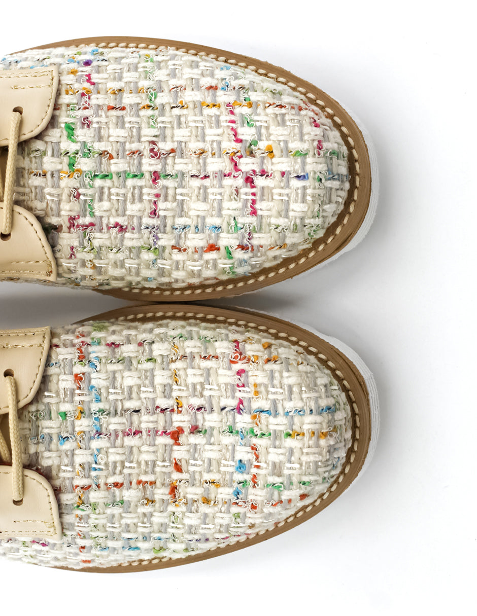 Oxfords Rice en Textil - Blanco