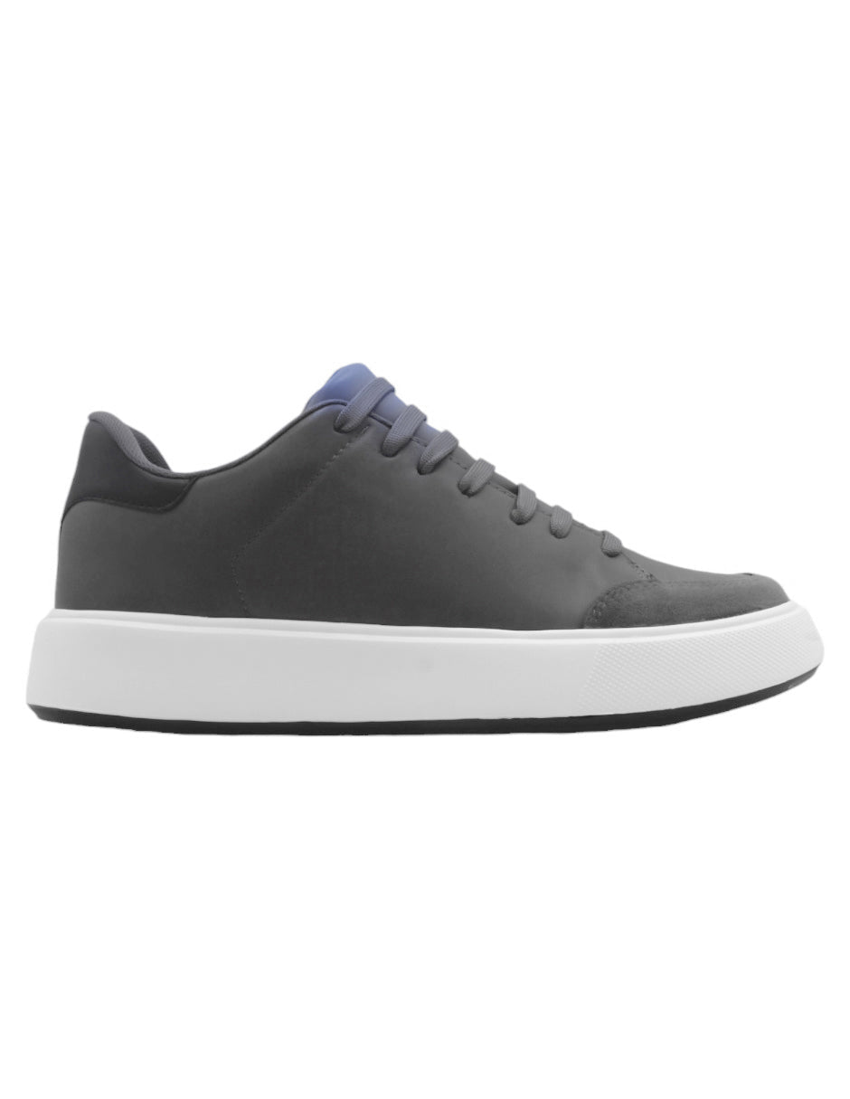 Tenis con cordones Citywalk en  Piel vegana - Gris