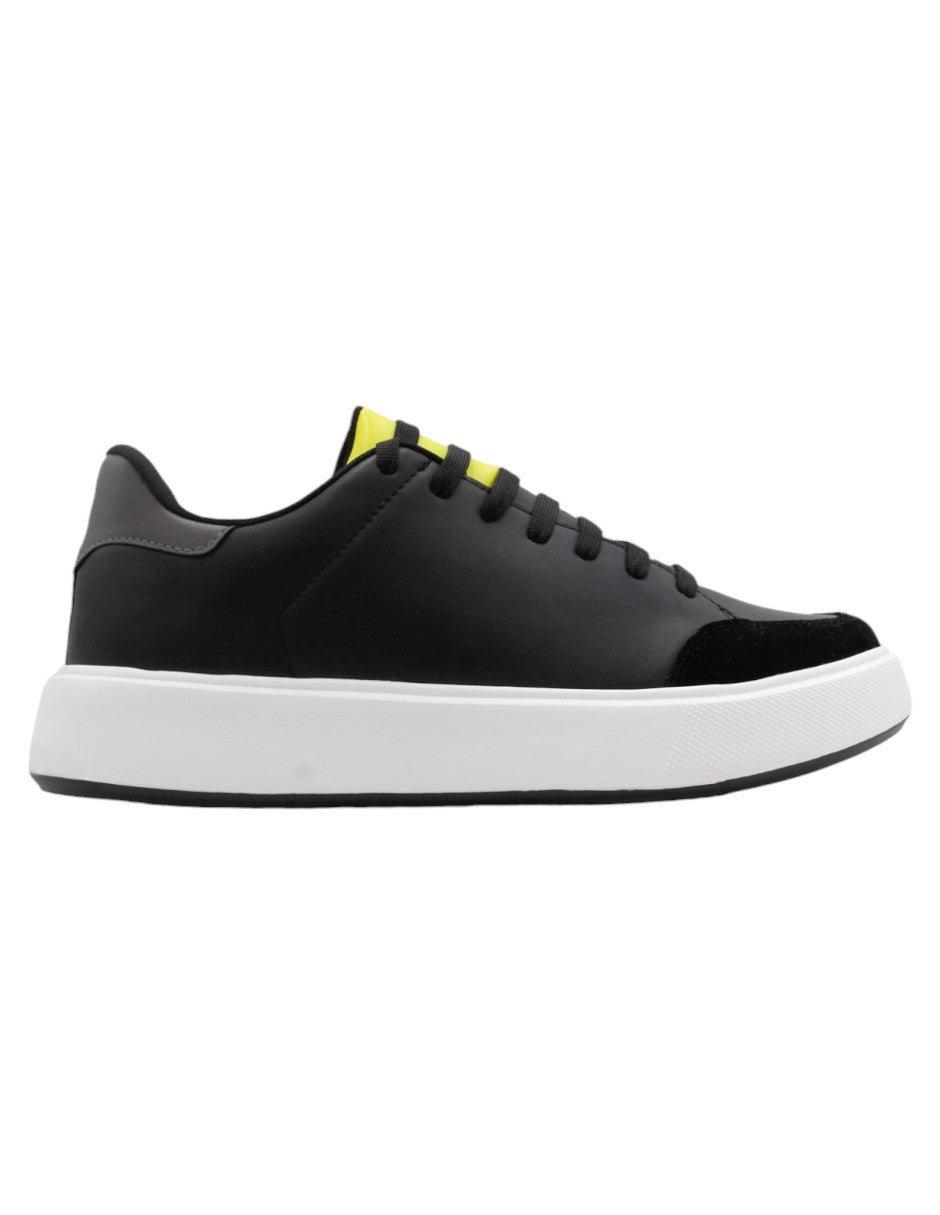 Tenis con cordones Citywalk en  Piel vegana - Negro