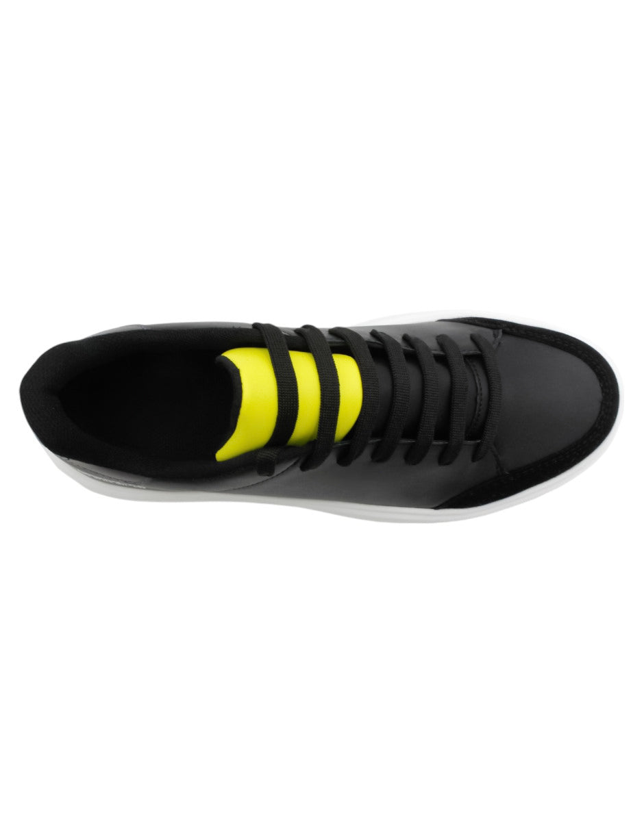 Tenis con cordones Citywalk en  Piel vegana - Negro