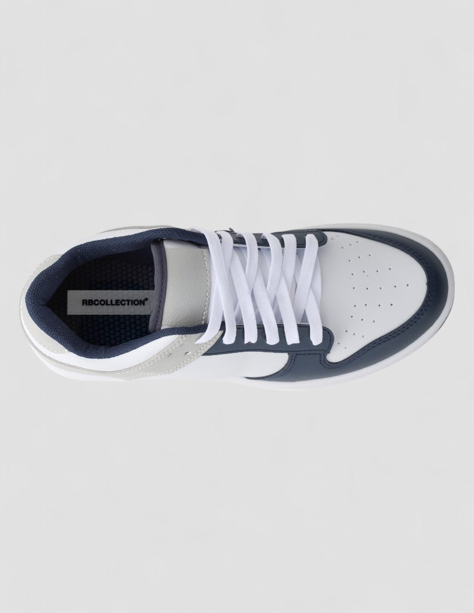 Tenis con cordones Urban Piel vegana - Azul