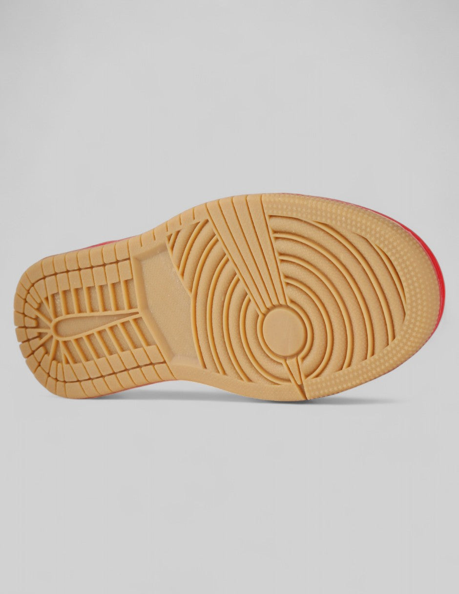 Tenis con cordones Romu Piel vegana - Rojo