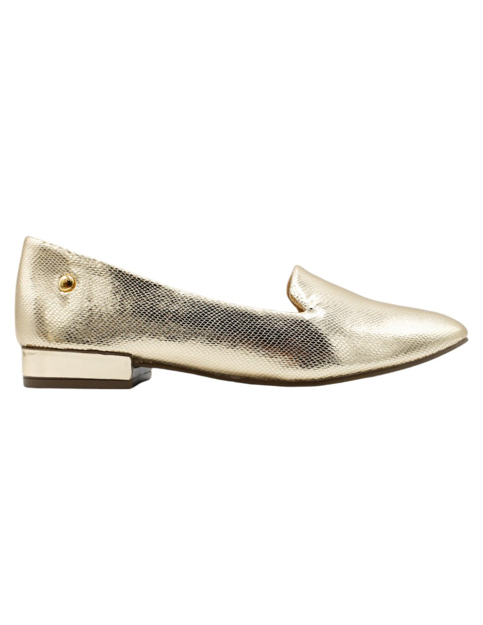 Flats puntales Daril en Textil – Oro