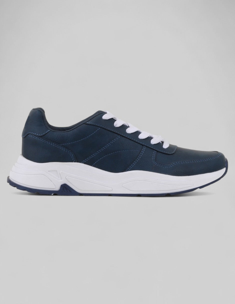 Tenis para entrenamiento Exterior Piel vegana Color Azul Para Hombre De RBMOVE