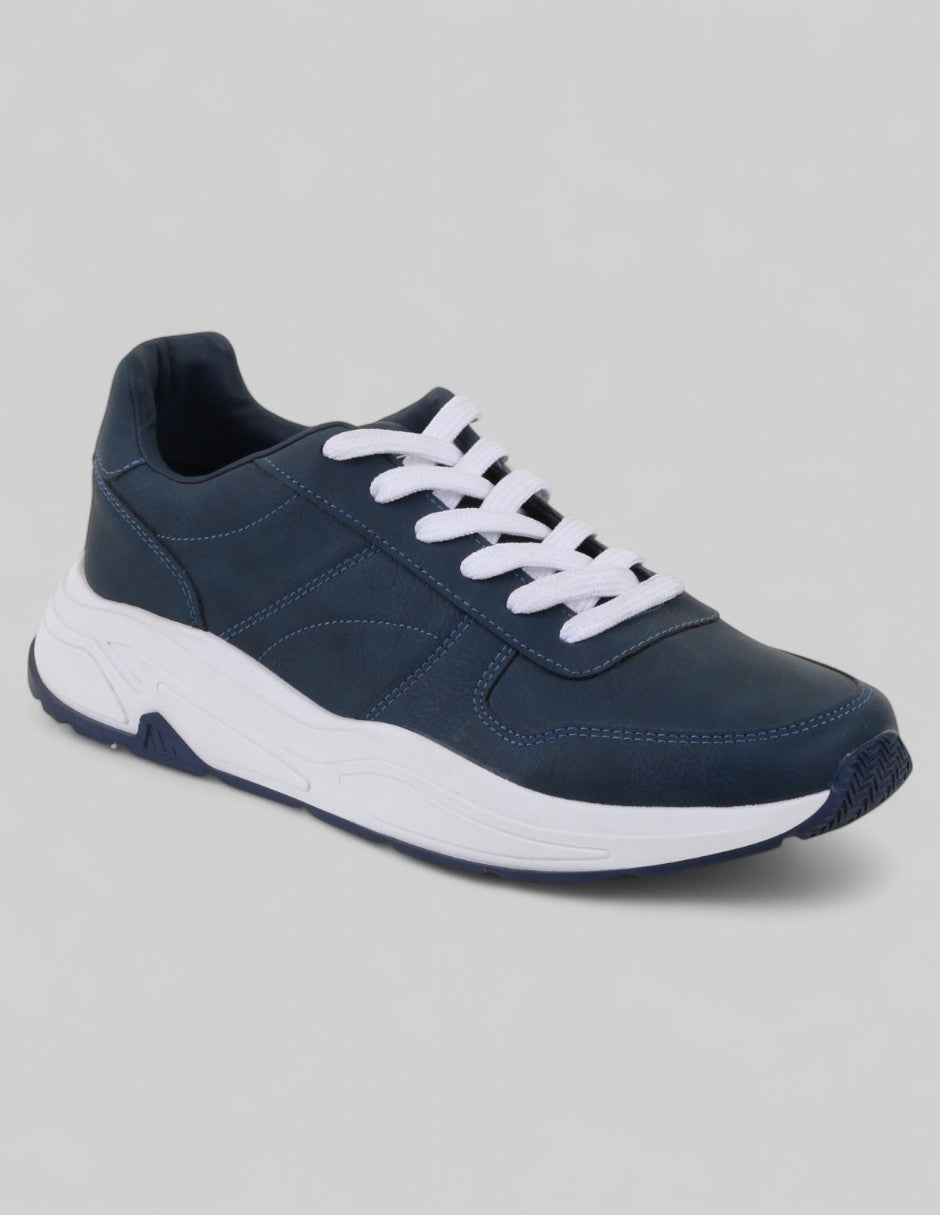 Tenis para entrenamiento Sport en Piel vegana – Azul
