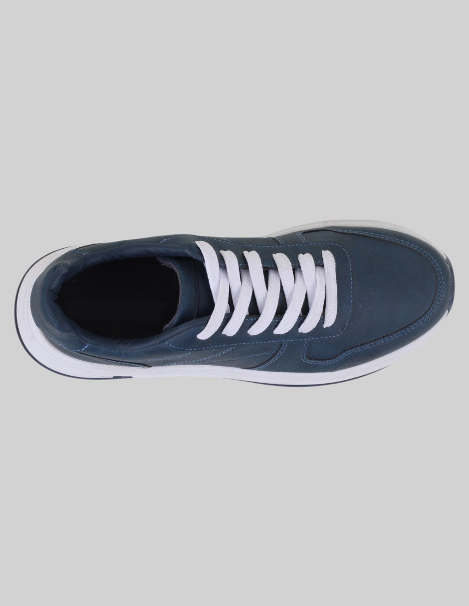 Tenis para entrenamiento Sport en Piel vegana – Azul