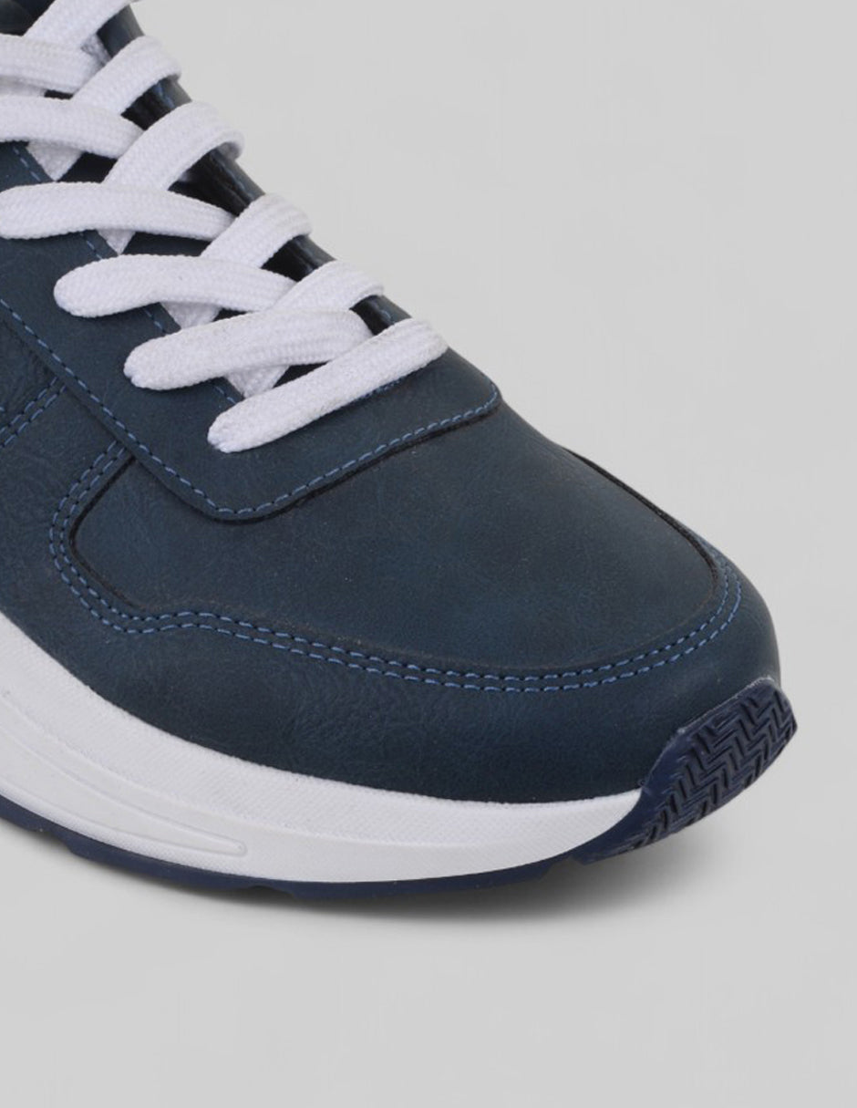 Tenis para entrenamiento Sport en Piel vegana – Azul