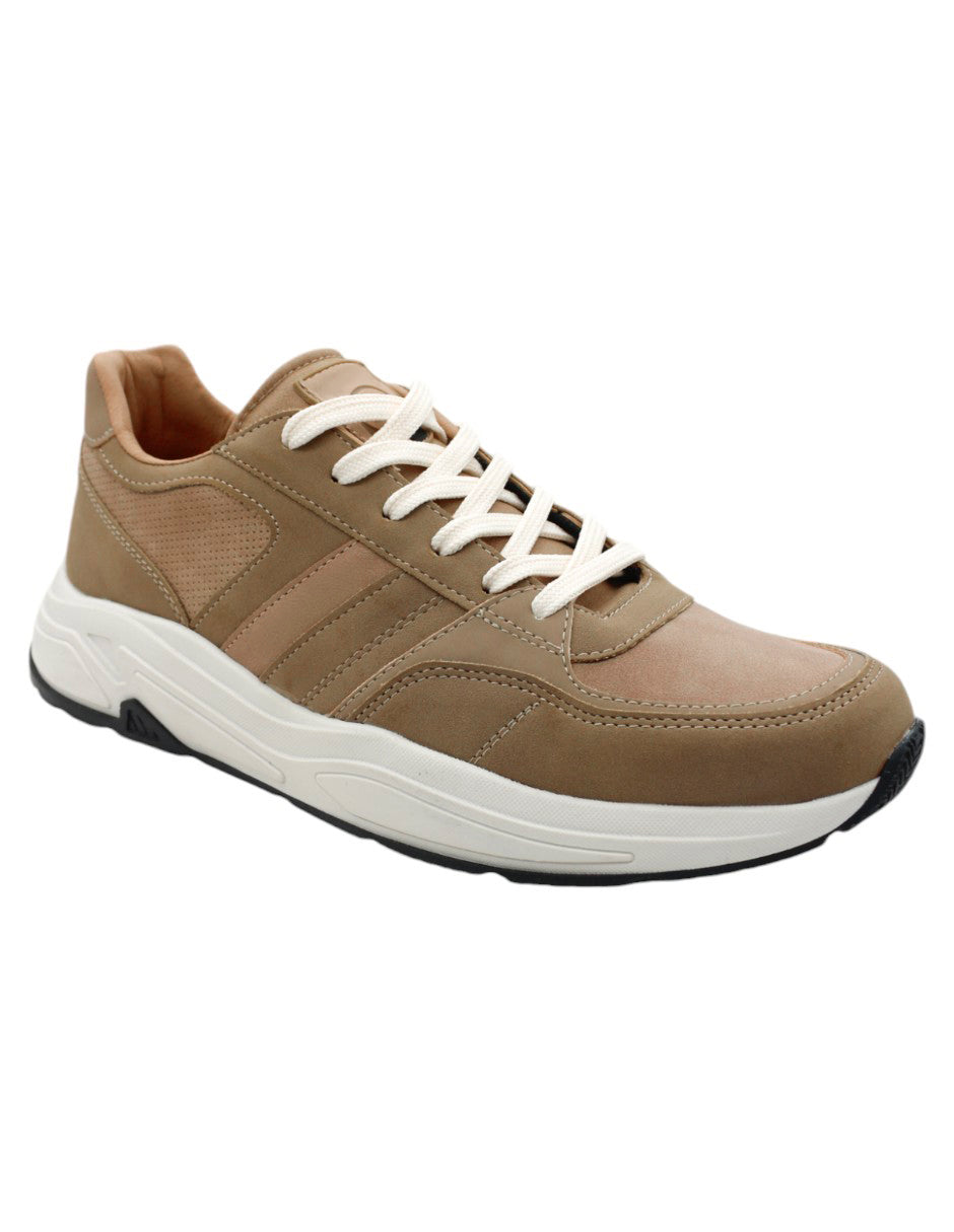 Tenis con cordones Exterior Gamuza sintética Color Beige  Para Hombre De RBCOLLECTION