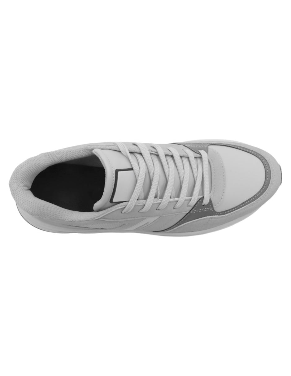 Tenis tipo deportivo Creed en  Piel vegana - Gris