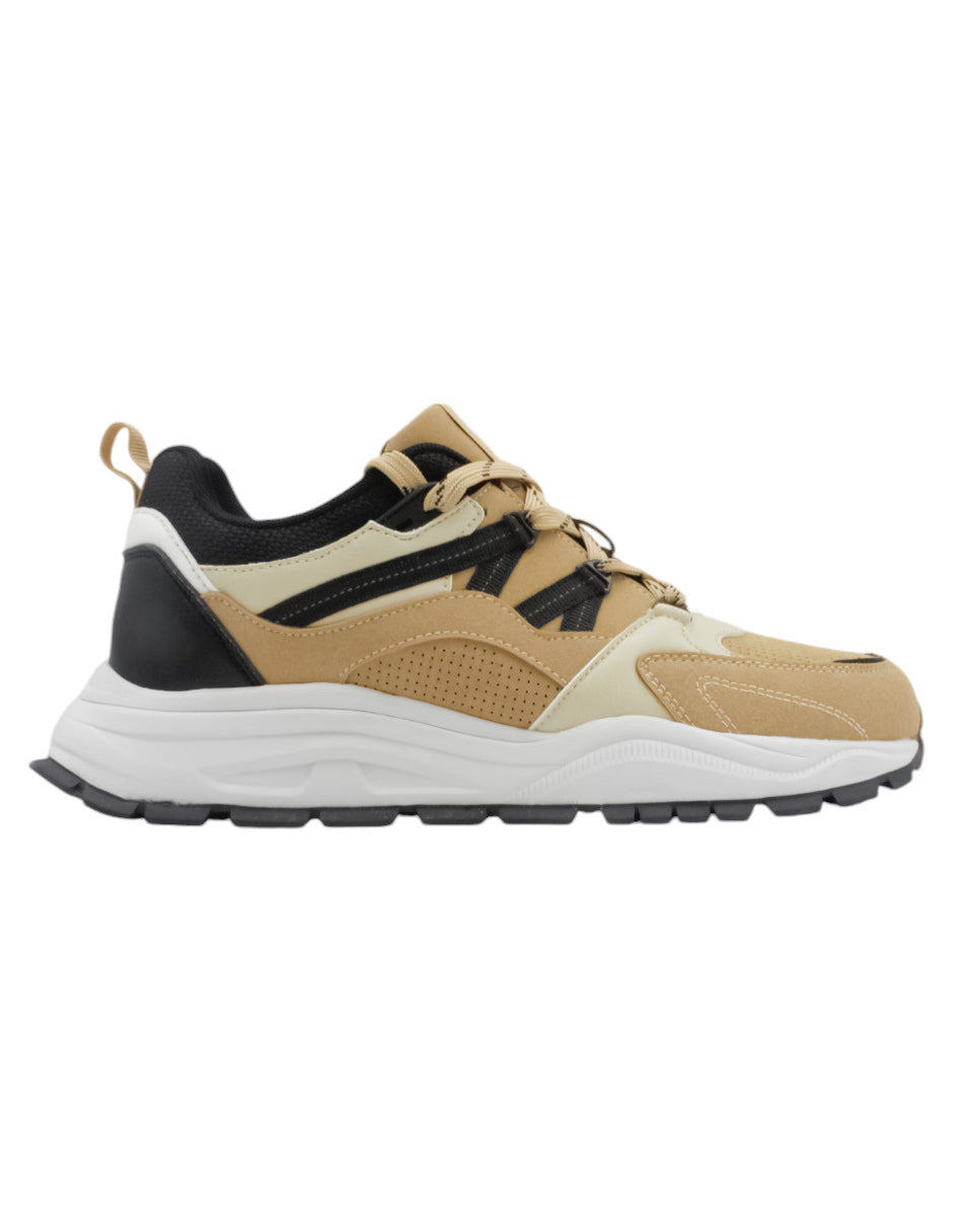 Tenis tipo deportivo Creed en  Gamuza sintética - Beige