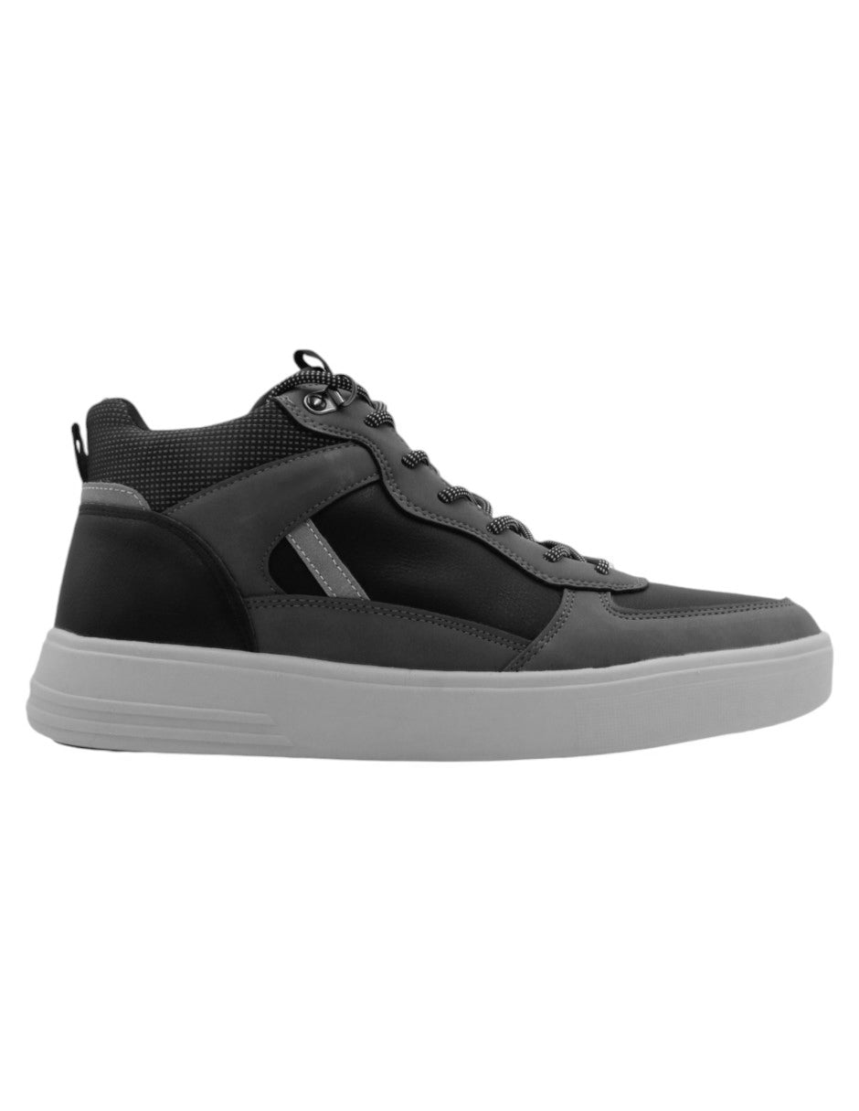 Tenis con cordones Zethan cup en  Piel vegana - Negro