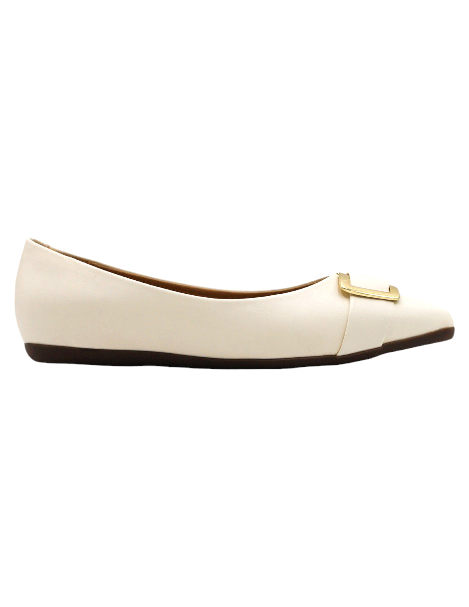 Flats clásicas Gosth en Piel vegana – Beige