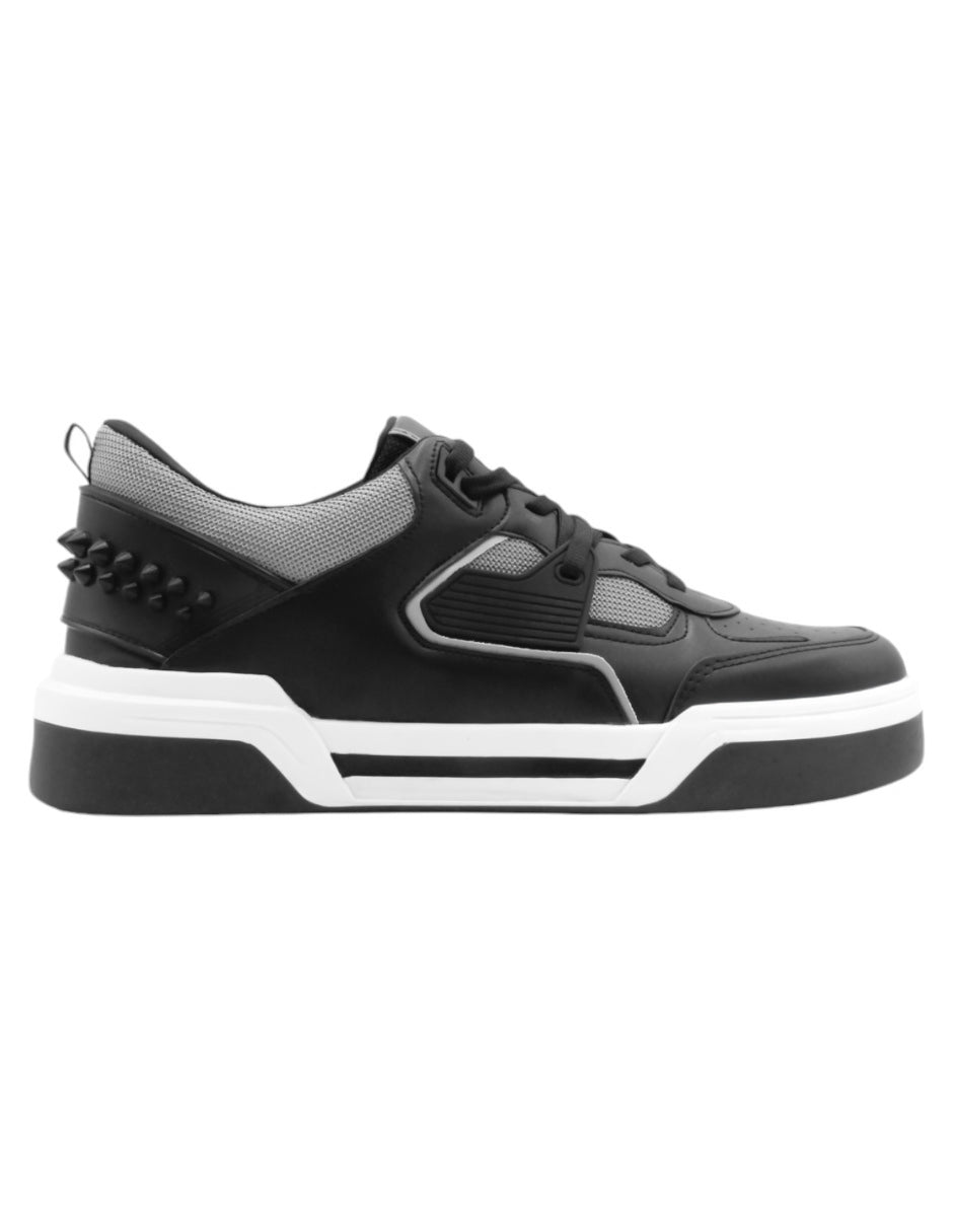 Tenis con cordones Citywalk en  Piel vegana - Negro