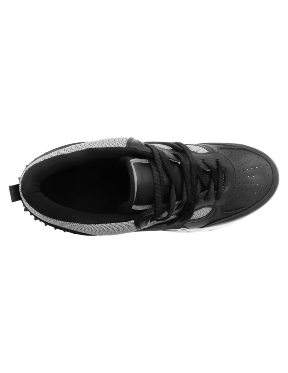 Tenis con cordones Citywalk en  Piel vegana - Negro