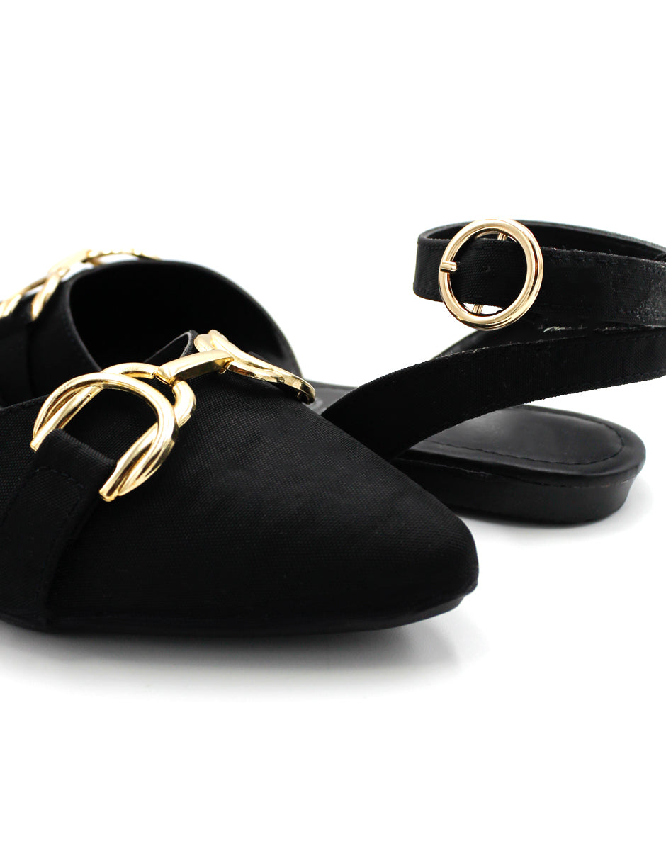 Loafers Onne en Textil – Negro