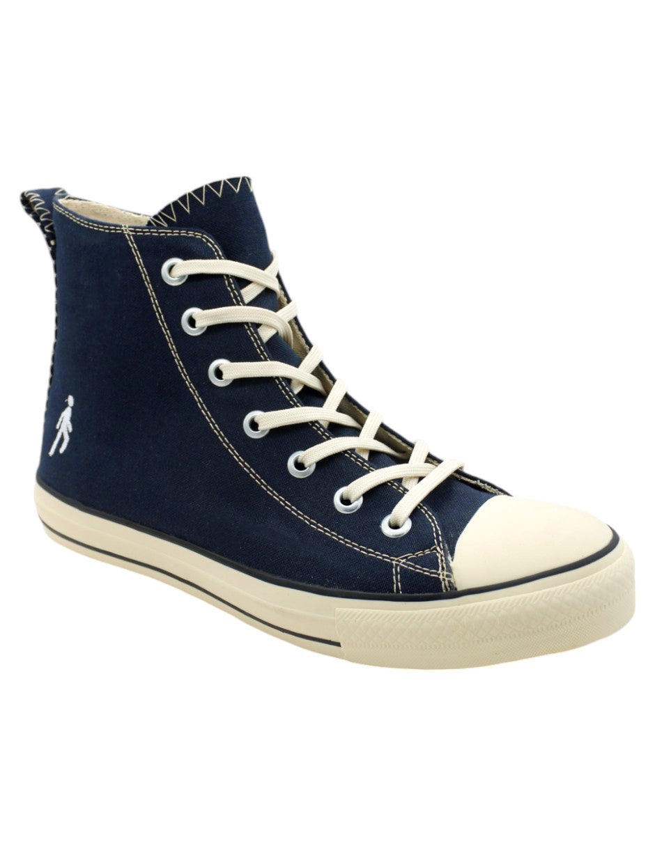 Tenis con cordones Exterior Textil Color Marino Para Hombre De RBCOLLECTION