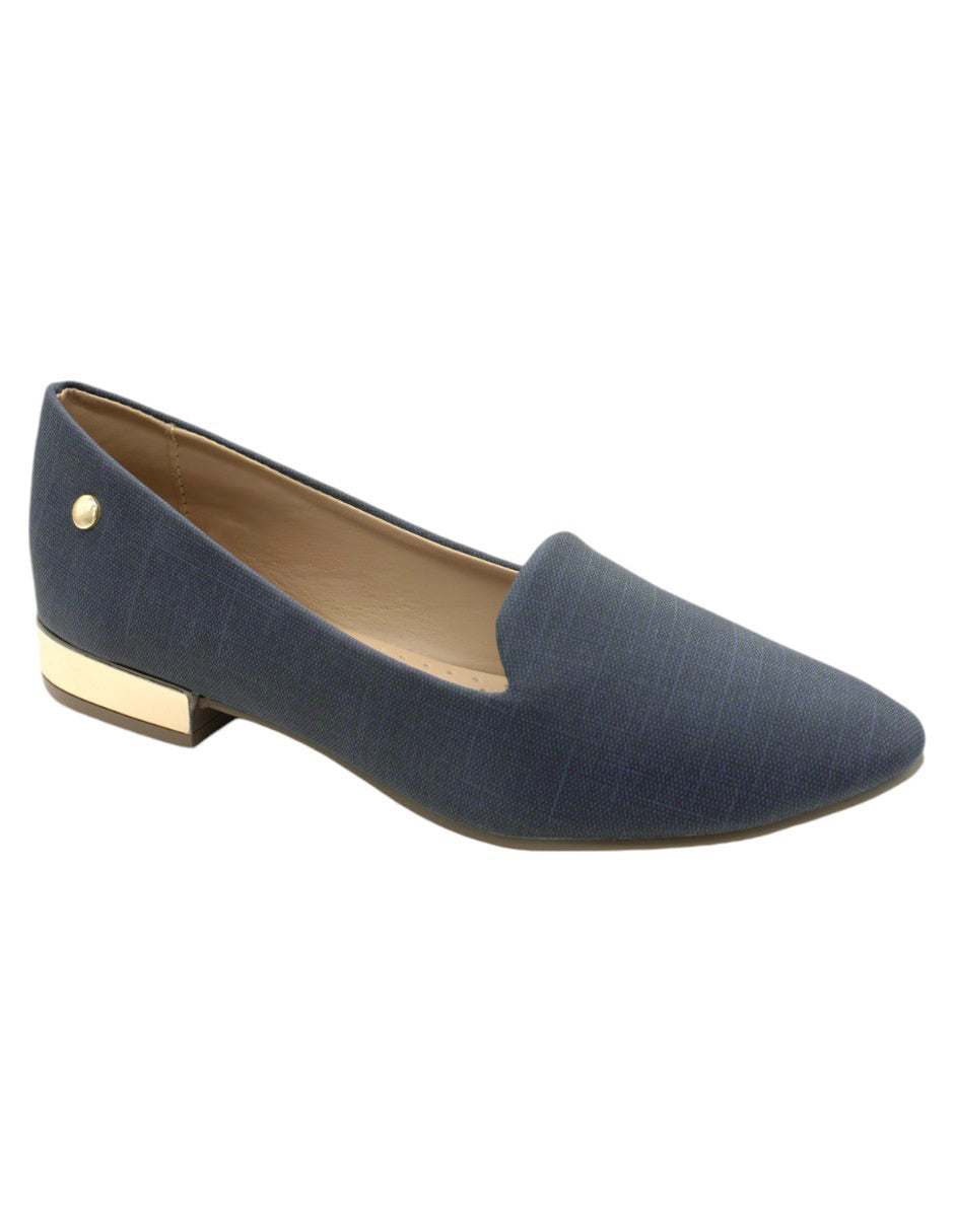 Flats puntales Exterior Piel vegana Color Azul Para Mujer De RBCOLLECTION